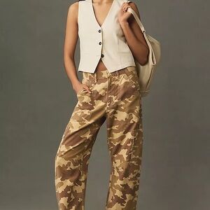 Citizens of humanity marcelle camo cargo barrel pants